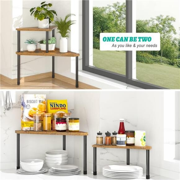 Kitchen Countertop Organizer Spice Rack for Salt, Bathroom Counter - Picture 3 of 7